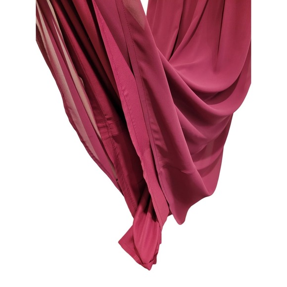 B2 by Jasmine Two Piece Long Sweetheart Neckline Poly Chiffon Bridesmaid Dress 6 - Picture 11 of 12